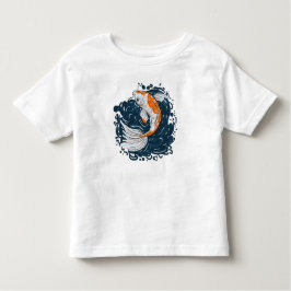 Koi Fish vatten böjande befälhavare T Shirt