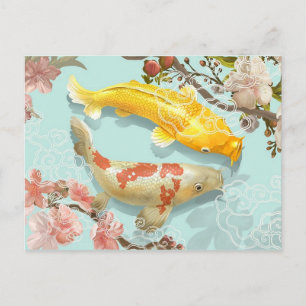 Koi Fish Vykort