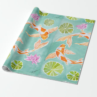 Koi Fish Wrapping Papper Presentpapper