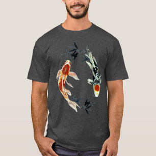 koi fish yin yang med bamboo Grant Premium T Shirt