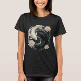 Koi Fish Ying Yang T Shirt