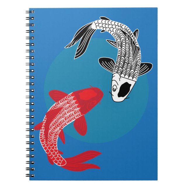 Koi-fisk Anteckningsbok (Framsidan)