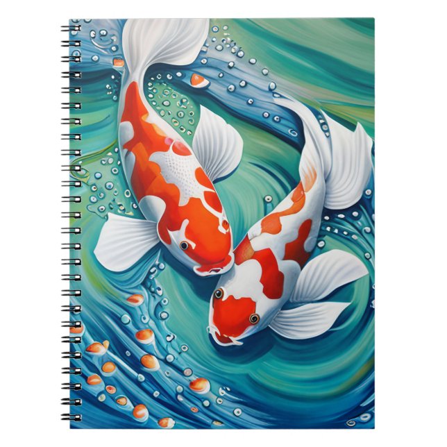Koi-fisk Anteckningsbok (Framsidan)