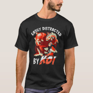 Koi-fisk för män kvinnor Japan Koi Karpfiskar damm T Shirt