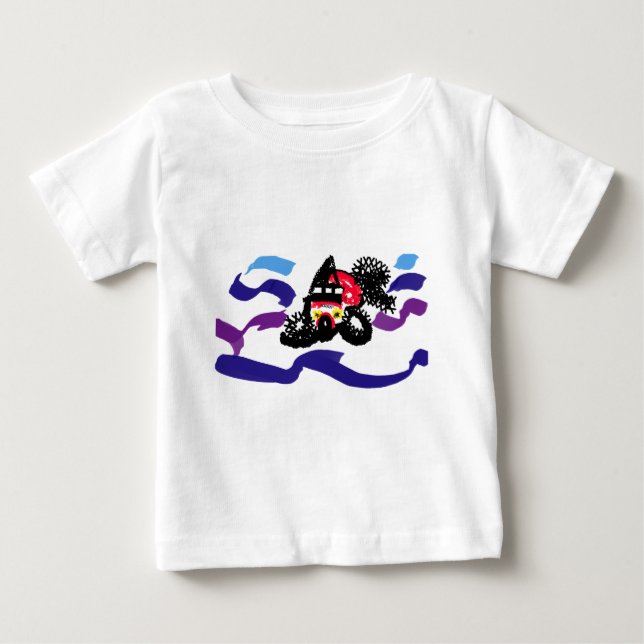 Koi fisk glädje  t shirt (Framsida)