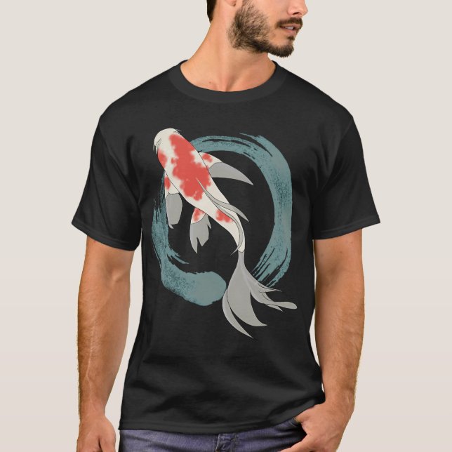 Koi Fisk I TAO T Shirt (Framsida)