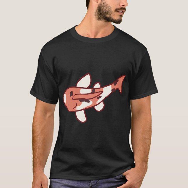 Koi fisk illustration t shirt (Framsida)