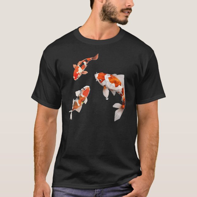 Koi-fisk. Japansk karp skönhet T Shirt (Framsida)