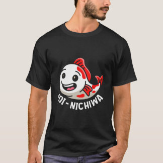 Koi Fisk Japansk Koi-Nichiwa Nishikigoi Koi Karpfi T Shirt