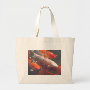 Koi fisk jumbo tygkasse