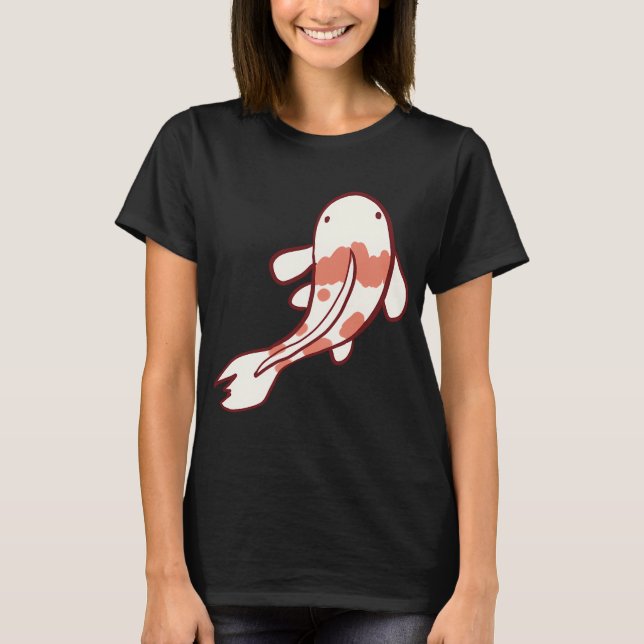 Koi fisk konst t shirt (Framsida)