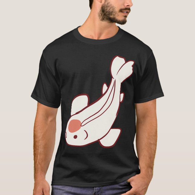 Koi fisk konst t shirt (Framsida)