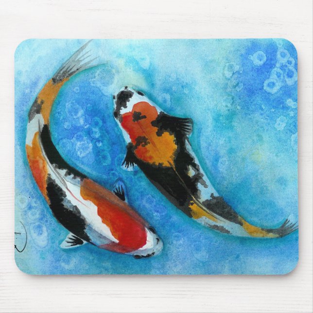 Koi fisk musmatta (Framsidan)