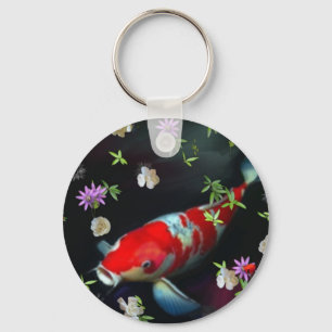 Koi fisk nyckelring