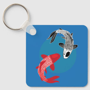 Koi-fisk Nyckelring