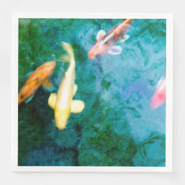 Koi-fisk Pappersservett