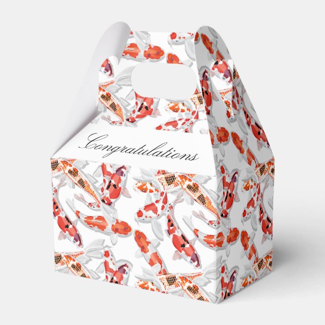 Koi-fisk Presentaskar (Framsidan Sidan)