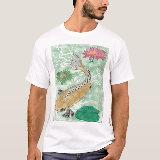 Koi fisk t-shirt (Framsida)
