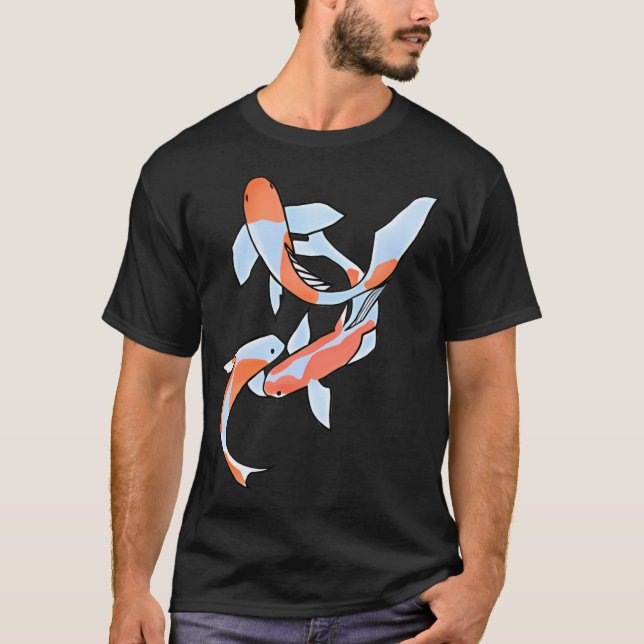 koi fisk t shirt (Framsida)