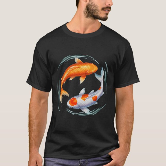 Koi Fisk T Shirt (Framsida)