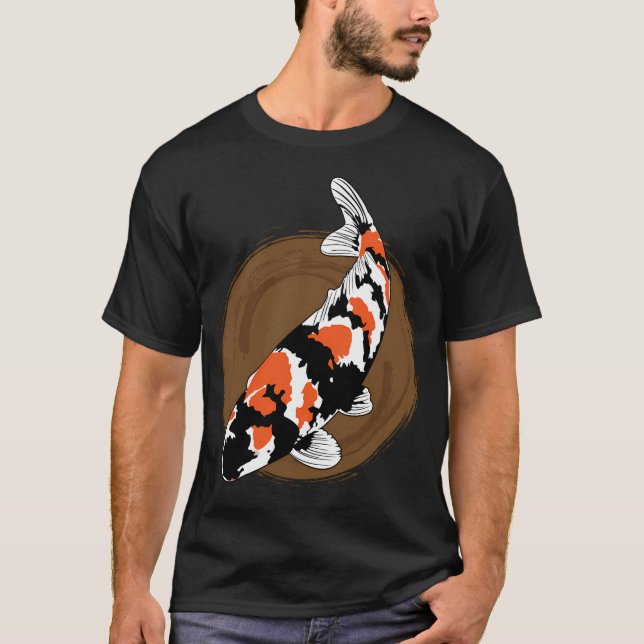koi fisk t shirt (Framsida)