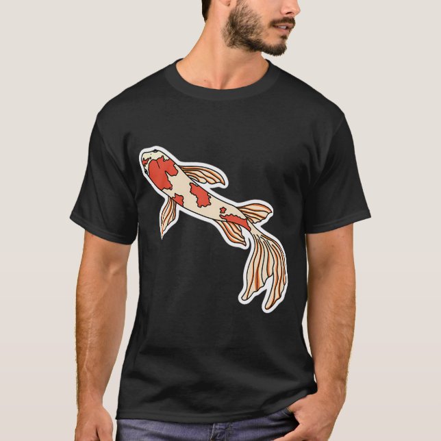 Koi fisk t shirt (Framsida)
