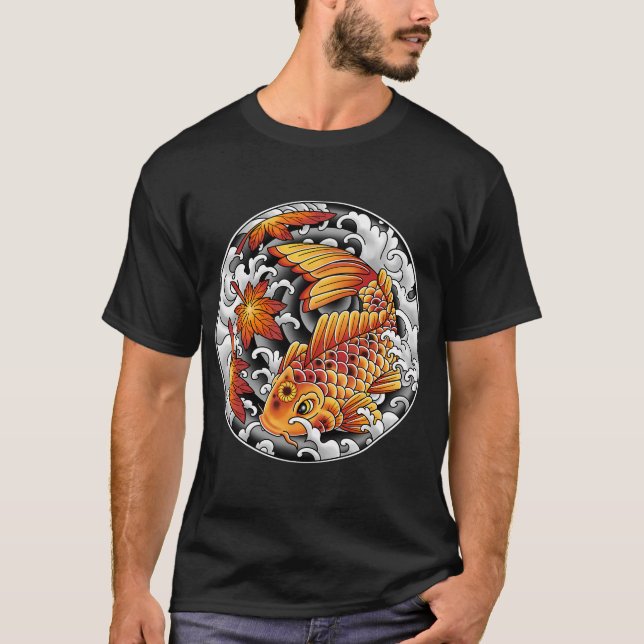 Koi-fisk T Shirt (Framsida)