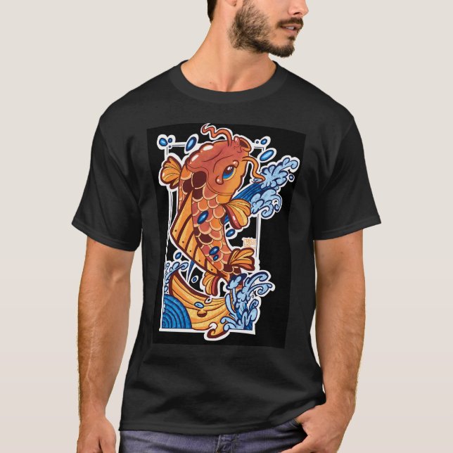 Koi Fisk! T Shirt (Framsida)