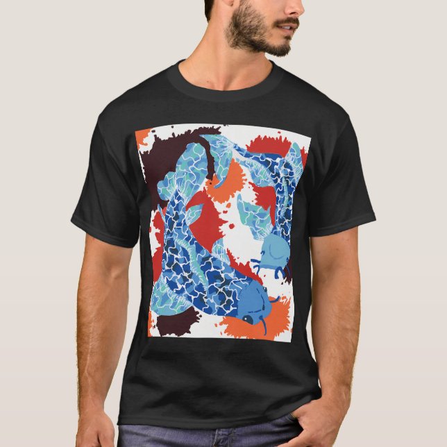 Koi-fisk T Shirt (Framsida)