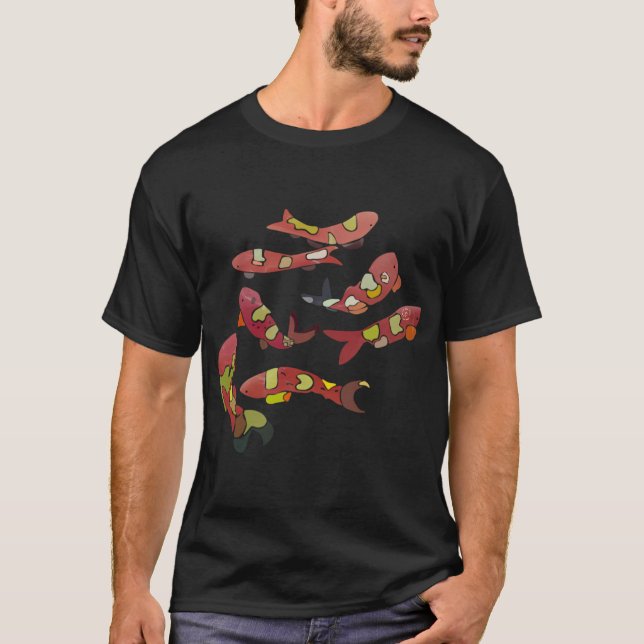 Koi-fisk T Shirt (Framsida)