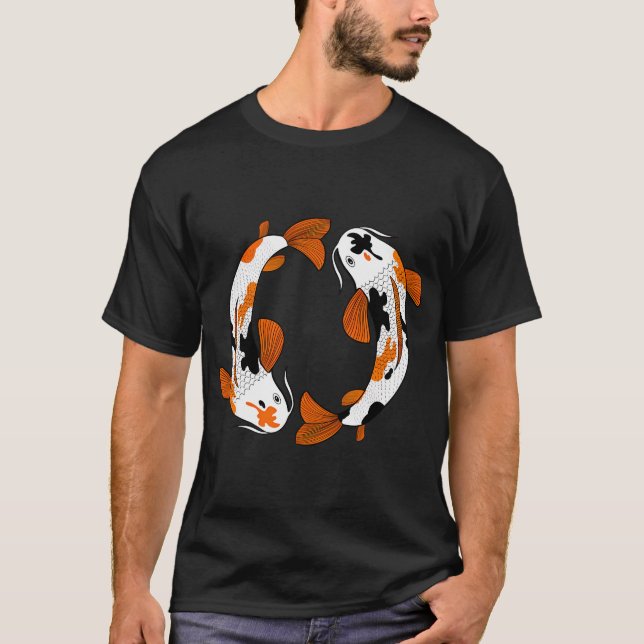 Koi fisk t shirt (Framsida)
