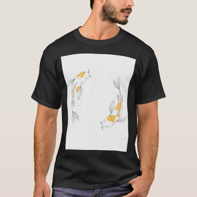 Koi-fisk T Shirt (Framsida)