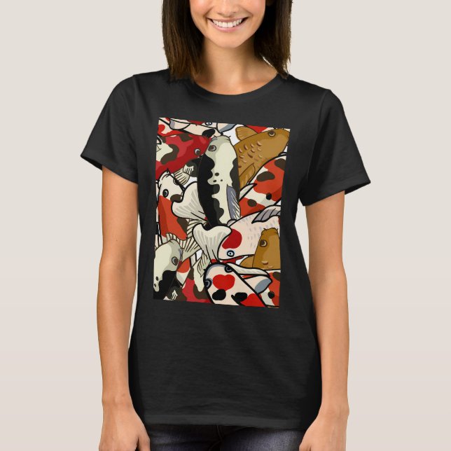 koi fisk t shirt (Framsida)