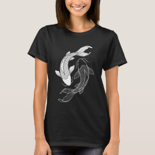 Koi Fisk Yin Yang Japan T Shirt