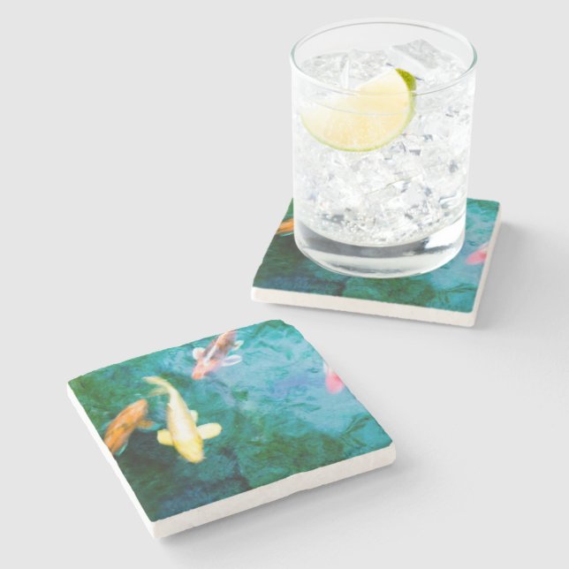 Koi-fiskar  stenunderlägg (Sidan)