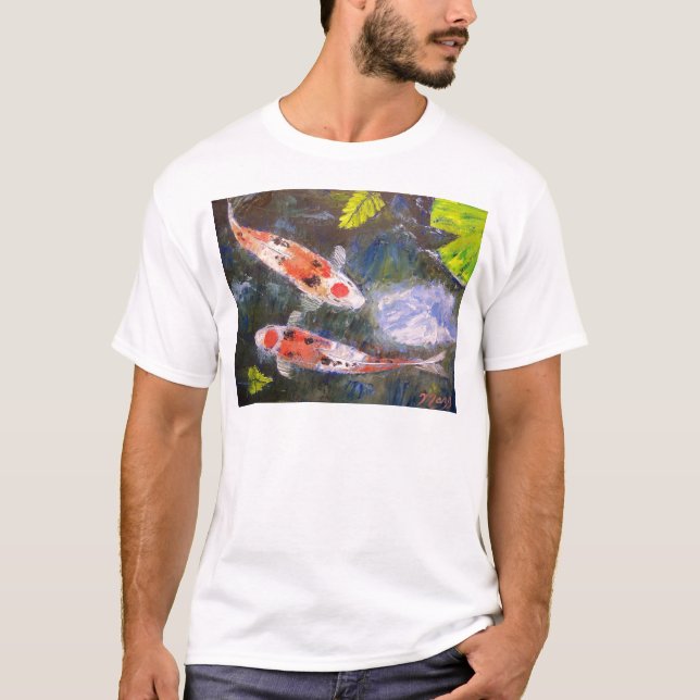 Koi fiskdamm tee (Framsida)