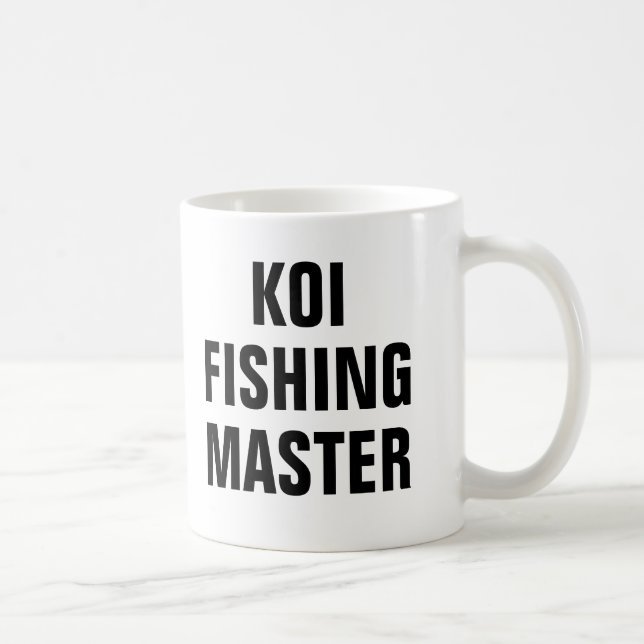 Koi Fiskemästare Kaffemugg (Höger)