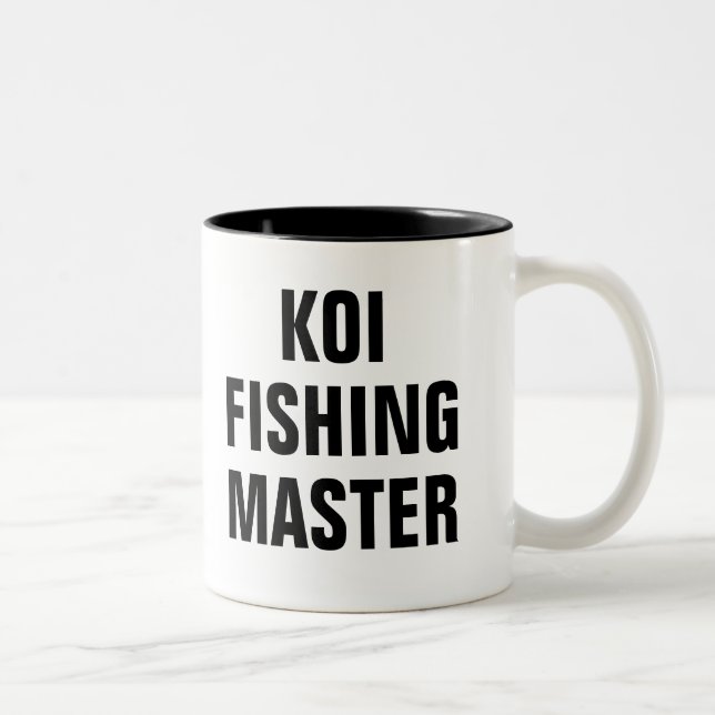 Koi Fiskemästare Två-Tonad Mugg (Höger)