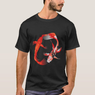 Koi Fiskfjäll - Gul T Shirt