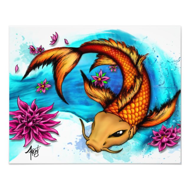 Koi Fototryck (Framsidan)