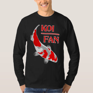 Koi Friend Fläkt Carp Fish Nishikigoi Kohaku Sanke T Shirt