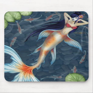 Koi Geishasjöjungfru Mousepad Musmatta