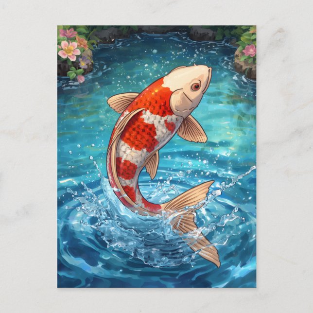 KOI GRAPICK DESIGN VYKORT (Framsida)