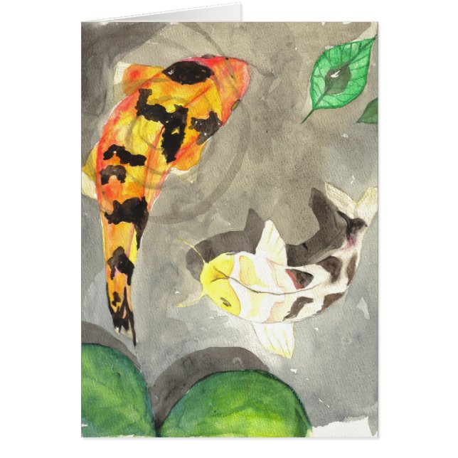 Koi Hälsningskort (Framsidan)