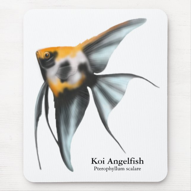 Koi havsängel Mousepad Musmatta (Framsidan)