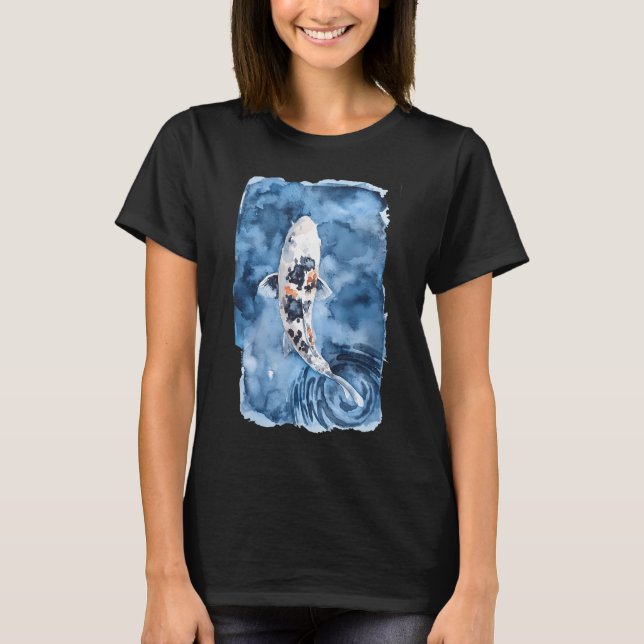 Koi i blått t shirt (Framsida)