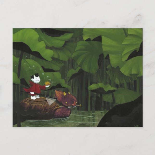 Koi jägare vykort (Framsida)