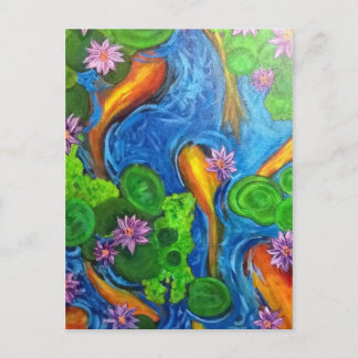 Koi Joy II-vykort Vykort