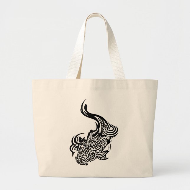 Koi Jumbo Tote Tygkasse (Framsidan)