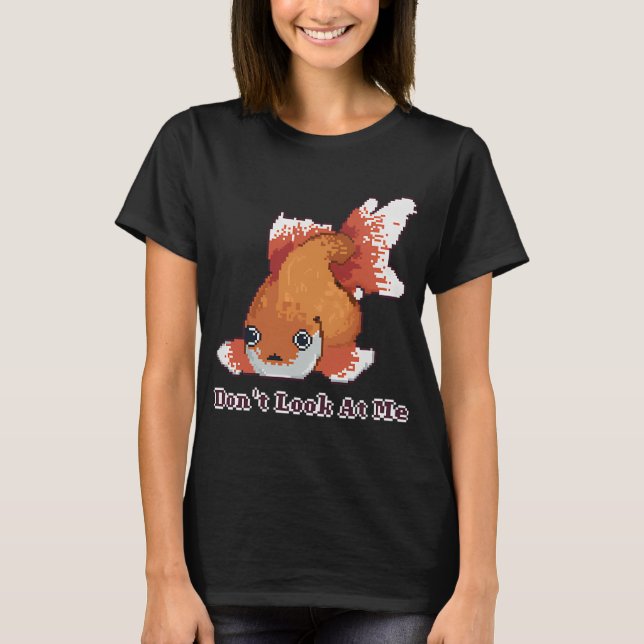 Koi Karp Pixel T Shirt (Framsida)